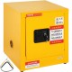 Comprar Armario de Seguridad Puerta Individual Cerrar Manualmente Amarillo  43 x 43 x 46CM para Una Variedad de Ambientes Comerciales e Industriales y gabinete amarillo de almacenamiento peligroso