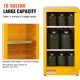 Comprar Gabinete de Seguridad para Líquidos Inflamables Almacenamiento Peligroso de Una Puerta y Cierre Manual Amarillo 900 x 460 x 460MM