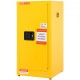 Comprar Gabinete de Seguridad para Líquidos Inflamables Almacenamiento Peligroso de Una Puerta y Cierre Manual Amarillo 900 x 460 x 460MM