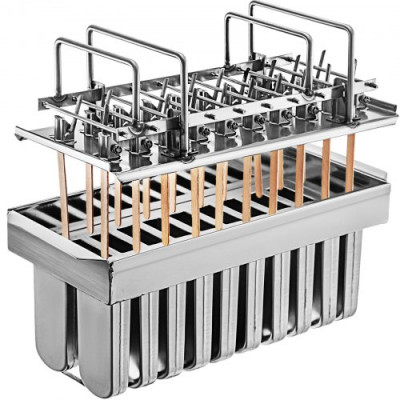 VEVOR 20 moldes de helado de acero inoxidable 304