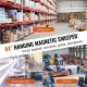 Buy Magnetic Sweeper Suspended for Forklift Force 54.5 kg Magnetic Sweeper 2130 x 77 x 200 mm Anti-Rust Magnetic Sweeper for Metal Objects Scrap Metal Workshop Garage