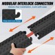 Buy Cable Protection Ramp Cable Channel 1 Piece 1 Way Floor Cable Channel 4 x 1.3 cm Channel TPR Cable Protector