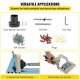 Buy Light Blue Pocket Hole Jig Drilling Jig 2.4kg 2 in 1 Pocket Hole Jig Set Metric and Imperial System with 2 Chip Extraction Holes