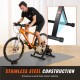 VEVOR Soporte de Entrenamiento para Bicicleta Entrenador de Bicicleta Magnético Estacionario para Ruedas de 66-74 cm Motor de Volante con Reducción de Ruido Palanca de Liberación Rápida Ejercicio