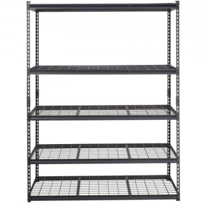 VEVOR Estante de almacenamiento, 5 niveles ajustables, capacidad de 2000 libras, estantes de garaje resistentes, 60 x 24 x 78 pulgadas para cocina, despensa, sótano, baño, armario de lino