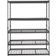 Comprar Estante de almacenamiento, 5 niveles ajustables, capacidad de 2000 libras, estantes de garaje resistentes, 60 x 24 x 78 pulgadas para cocina, despensa, sótano, baño, armario de lino