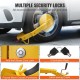 Buy Car Wheel Lock Anti-Theft Wheel Lock 16-38cm Heavy Duty Q235 Steel 30cm Suction Cup 2 Keys Wheel Locking Device for Vehicles Caravans Trucks Motorcycles