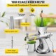 Buy Manual Wheatgrass Juicer 3.4" Port 304 Stainless Steel Wheatgrass Extractor Portable Stainless Steel Wheatgrass Extractor with Suction Cup Base Table Clamp