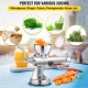 Buy Manual Wheatgrass Juicer 3.4" Port 304 Stainless Steel Wheatgrass Extractor Portable Stainless Steel Wheatgrass Extractor with Suction Cup Base Table Clamp