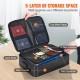 Buy Fireproof File Bag Portable 36x27x10.5cm Fireproof Document Bag up to 1093°C Waterproof Document Case with Velcro Zipper Lock for Valuables