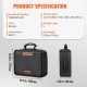 Buy Fireproof File Bag Portable 36x27x10.5cm Fireproof Document Bag up to 1093°C Waterproof Document Case with Velcro Zipper Lock for Valuables