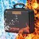 Buy Fireproof File Bag Portable 36x27x10.5cm Fireproof Document Bag up to 1093°C Waterproof Document Case with Velcro Zipper Lock for Valuables