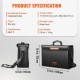 Buy Fireproof File Bag Portable 45x14x31.5cm Fireproof Document Bag up to 1093°C Waterproof Document Case with Wallet Velcro Closure for Valuables