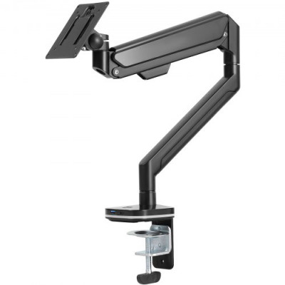 VEVOR Soporte para Monitor de 13 a 35 pulgadas Brazo para Monitor de PC Altura Ajustable Inclinación Rotación y Giro Carga Máxima de 12 kg 2 Opciones de Montaje VESA 75x75 mm Escritorio de 100x100 mm