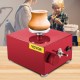 Buy Pottery Wheel Electric Ceramic Machine Portable Ceramic Wheel 30W 220V Speed 0-2000 Rpm Adjustable Pottery Wheel Machine Red