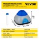 Buy Mini Vortex Shaker 3000RPM 220V Pigment Mixer Shaker 50ml 4W Mini Vortex Mixer for Mixing Test Tubes Paint Nail Polish Tattoo Ink Liquids