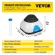 Buy Mini Vortex Shaker 3000RPM 220V Pigment Mixer Shaker 50ml Mini Vortex Mixer for Mixing Test Tubes Paint Nail Polish Tattoo Ink Liquids