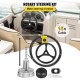 Comprar Kit de dirección hidráulica fueraborda con cable SS13715 de 15 pies y volante de 13,5", sistema de dirección hidráulica marina de conexión rápida Safe-T, accesorios para barcos de viaje