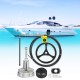 Comprar Kit de dirección hidráulica fueraborda con cable SS13715 de 15 pies y volante de 13,5", sistema de dirección hidráulica marina de conexión rápida Safe-T, accesorios para barcos de viaje