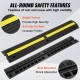 Buy Cable Protection Ramp Cable Channel 4 Pieces 1 Way Floor Cable Channel 3x2 cm Channel Rubber Cable Protector