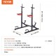 VEVOR Squat Power Rack soporte ajustable para prensa de banco con barra resistente