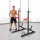 VEVOR Squat Power Rack soporte ajustable para prensa de banco con barra resistente