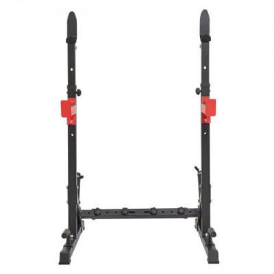 VEVOR Squat Power Rack soporte ajustable para prensa de banco con barra resistente