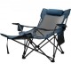 Buy Folding Reclining Camping Mesh Chair, Max Capacity 150kg Camp Lounger Adjustable Height, Breathable Mesh Material, Foldable Chair for Travel and Fishing Blue