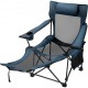 Buy Folding Reclining Camping Mesh Chair, Max Capacity 150kg Camp Lounger Adjustable Height, Breathable Mesh Material, Foldable Chair for Travel and Fishing Blue