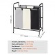 Koop Secties Wasmand Heavy Duty Wasmand Organizer Heavy Duty Wassorteerder Kar met Wielen met Slot voor Vuile Kleren in Wasruimte