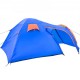 Buy Motorcycle Tent Size L 2-3 Person Waterproof Tent 405x215x170 cm Ventilated and Moisture-Proof Easy to Set Up for Camping, Fishing and Boating, Blue