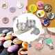 Koop Badgevorm 50 mm Matrix Koolstofstaal Ronde Badgevorm ABS Plastic Glijrailbasis Ronde Knopvorm Exclusieve badgemachine-accessoires