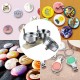 Koop Badgevorm 58 mm Matrix Koolstofstaal Ronde Badgevorm ABS Plastic Glijrailbasis Ronde Knopvorm Exclusieve badgemachine-accessoires