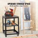 Buy Brush Holder Load 45kg 3 Speeds Mobile Tool Rack 4 Wheels Storage Space for Most Brushes Workbench Power Tool Machines