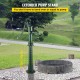 Buy Cast Iron Hand Pump with Stand 131cm Antique Hand Water Pump, Max Pump Depth 6m, Decorative Outdoor Garden Hand Pump with Ergonomic Handle, Green