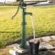 Buy Cast Iron Hand Pump with Stand 131cm Antique Hand Water Pump, Max Pump Depth 6m, Decorative Outdoor Garden Hand Pump with Ergonomic Handle, Green