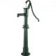 Koop Gietijzeren handpomp met standaard 131 cm antieke handmatige waterpomp, 6 m maximale pompdiepte, decoratieve buitentuinhandpomp met ergonomische handgreep, groen