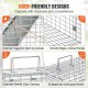 Comprar Trampa para Animales 785x254x305 mm Jaula Plegable para Trampa para Gatos Alambre Galvanizado sin Crueldad con Asa Trampa para Conejos, Gatos Callejeros, Ardillas, Mapaches, Marmotas, Zarigüeyas