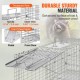 Buy Animal Trap 785x254x305mm Collapsible Cat Trap Cage Cruelty-Free Galvanized Wire with Handle Trap for Rabbits, Stray Cats, Squirrels, Raccoons, Groundhogs, Opossums