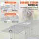 VEVOR Trampa para Animales 1067x406x457 mm Jaula Plegable para Trampa para Gatos Alambre Galvanizado sin Crueldad con Asa Trampa para Conejos, Gatos Callejeros, Ardillas, Mapaches, Marmotas, Zorros