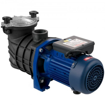 Bomba Piscina 750 W Bomba para Piscina 15,000 L / h Bomba Depuradora Piscina 230V 50Hz Bomba de Filtro para Piscina 3450 RPM Bomba de Circulación para Piscina Protección de Sobrecarga Térmica