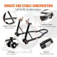 Buy Motorcycle Stand for Rear Wheel Load 0.39T Workshop Stand with Adjustable Arm Steel Wheel Stand Motorcycle Lifter Compatible with Wheel Diameter 350mm Repair Maintenance