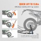 Buy Motorcycle Stand for Rear Wheel Load 0.39T Workshop Stand with Adjustable Arm Steel Wheel Stand Motorcycle Lifter Compatible with Wheel Diameter 350mm Repair Maintenance