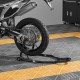 Buy Motorcycle Stand for Rear Wheel Load 0.39T Workshop Stand with Adjustable Arm Steel Wheel Stand Motorcycle Lifter Compatible with Wheel Diameter 350mm Repair Maintenance