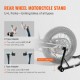 Buy Front and Rear Wheel Stand 0.39T Load Adjustable Arm Workshop Stand Steel Wheel Stand Motorcycle Lifter U+L Double Head for Repair Maintenance