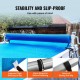 Comprar Carrete de Lona Cubierta Solar para Piscina de Aluminio 2,62-6,02 m Instalación Simple Sistema de Rodillo de Lona Estable Antideslizante para Piscinas elevadas Hogar Público al Aire Libre