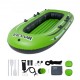 VEVOR Barco inflable, barco de pesca inflable para 3 personas, kayak de PVC resistente, con remos de aluminio de 46 pulgadas, bomba de alta eficiencia, carga de 700 libras para adultos y niños