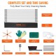 Buy Chimney Sweep Kit 9m 360° Cleaning Brush with 9 Flexible Nylon Rods Chimney Flue Accessories Use