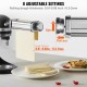 Kaufen Sie Nudelroller für Mixer, Nudelaufsatz aus Edelstahl für Standmixer, antihaftbeschichtet, 8 Stärkeeinstellungen 0,3–2 mm, individuelle Breite 14 mm für Tagliatelle, Ramen