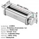 Buy Pasta Roller for Stand Mixer Stainless Steel Pasta Attachment for Non-Stick Stand Mixer 8 Thickness Settings 0.3-2mm Custom Width 14mm for Tagliatelle Ramen